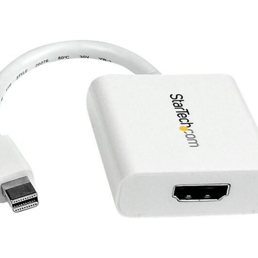 Startech Mini DisplayPort® to HDMI® Video Adapter Converter 1920x1200 - White Mini DP to HDMI Adapter M/F (MDP2HDW) - adapter - DisplayPort / HDMI - 17 cm
